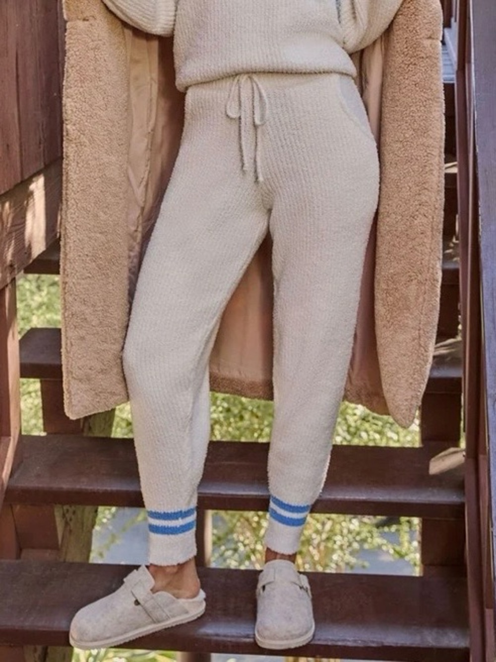 Vici Apres Ski Edge Cable Knit Joggers